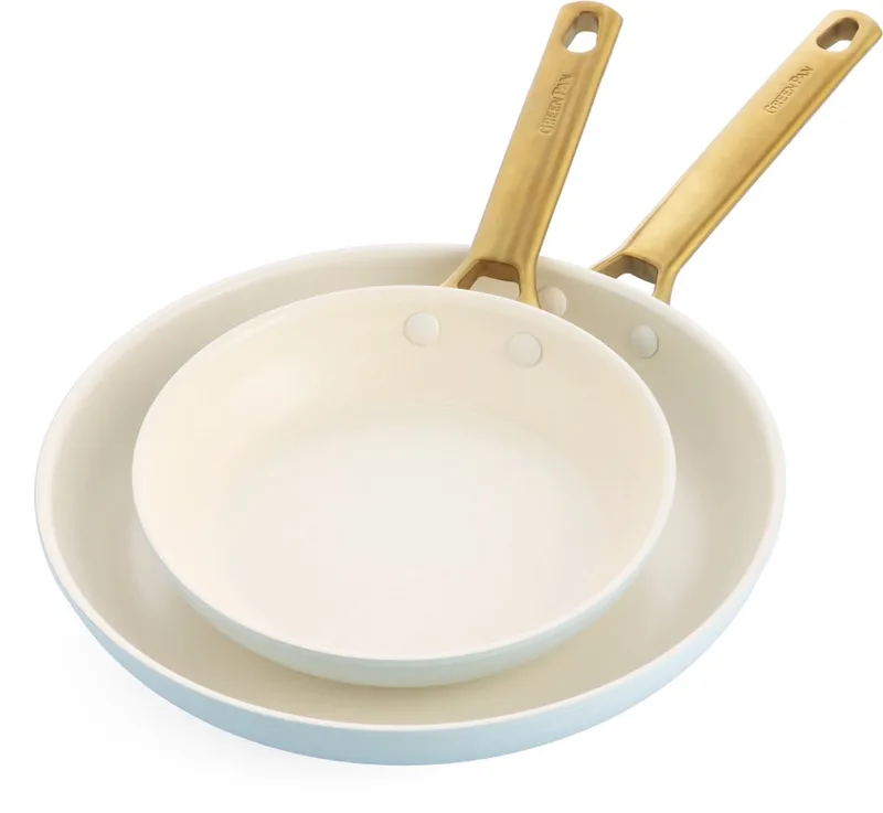 Padova Reserve Light blue 2-delige koekenpannenset - 20cm en 26cm - PFAS-vrij by GreenPan in Light blue – product photo