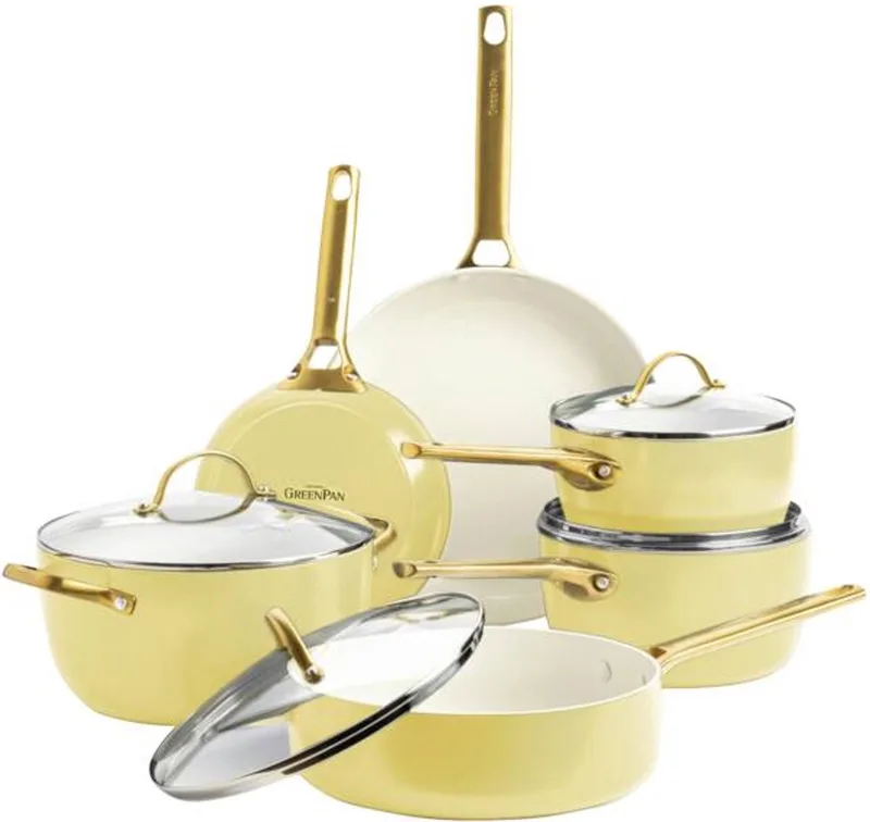 Padova Reserve pannenset 10 stuk(s) by GreenPan in Yellow – product photo 1 of 5