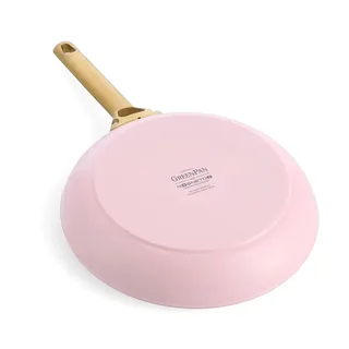 Padova Roze Keramische Inductie Koekenpan 24cm - PFAS-vrij - Inductie koekenpan - Ovenbestendig tot 200°C - Vaatwasserbestendig - RVS handgrepen – Roze de GreenPan en Blush_pink – photo produit 3 sur 6