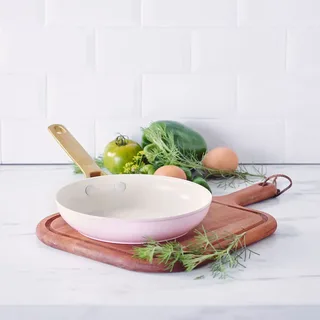 Padova Roze Keramische Inductie Koekenpan 28cm - PFAS-vrij - Inductie koekenpan - Ovenbestendig tot 200°C - Vaatwasserbestendig - RVS handgrepen – Roze de GreenPan en Blush_pink – photo produit 6 sur 6