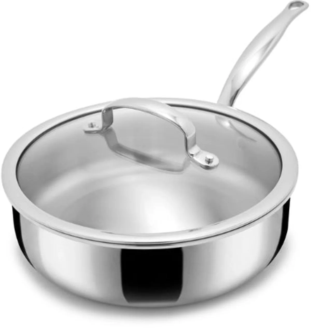 Premiere 5-ply Hapjespan RVS 26 cm de GreenPan en Argent – photo produit