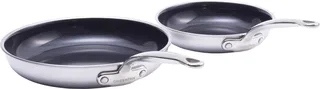 Première koekenpannenset 20cm & 28cm - Tri-ply - PFAS-vrij by GreenPan in Silver – product photo 1 of 6