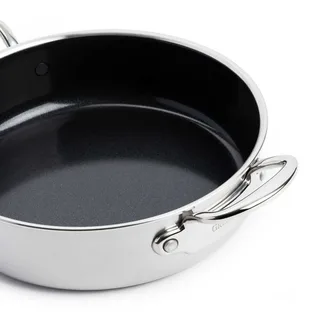 Première Stoofpan met deksel en 2 handvaten - 26cm/3.8L de GreenPan en Argent – photo produit 3 sur 6