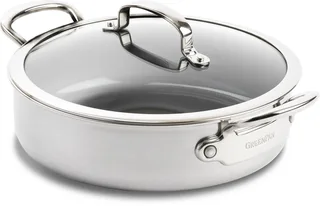 Première Stoofpan met deksel en 2 handvaten - 26cm/3.8L de GreenPan en Argent – photo produit 1 sur 6