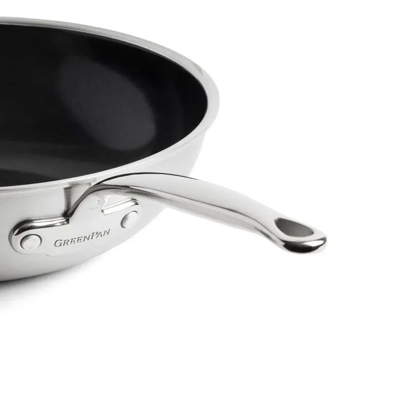 Première wok met extra handvat 30cm/4.7L by GreenPan in Silver – product photo 3 of 6