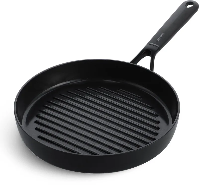 Smart Collection Grillpan met Keramische Laag - PFAS vrij - Ø 28cm by GreenPan in Black – product photo