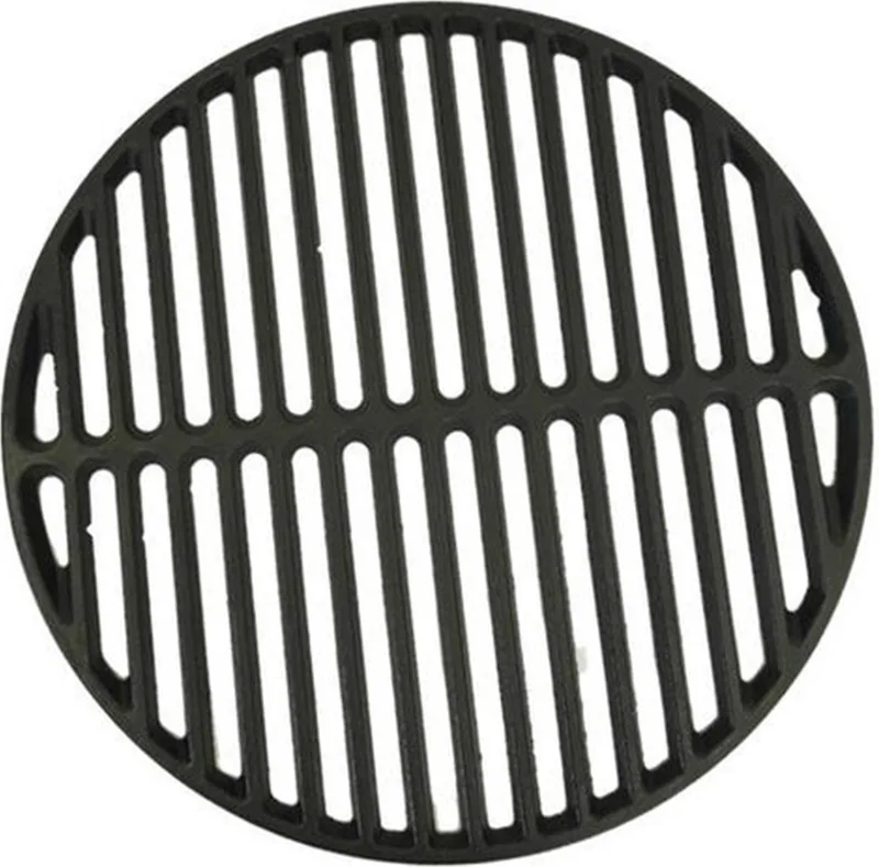 Compact Gietijzeren Rooster - ø33cm / ø13inch van Grill Guru in Zwart – productfoto