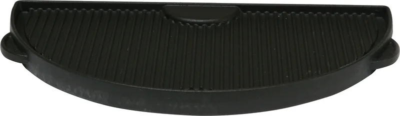 Large Cast Iron Half Moon Griddle 42cm – Grillplaat voor Grill Guru Large en Andere BBQ’s fra Grill Guru i Sort – produktbillede
