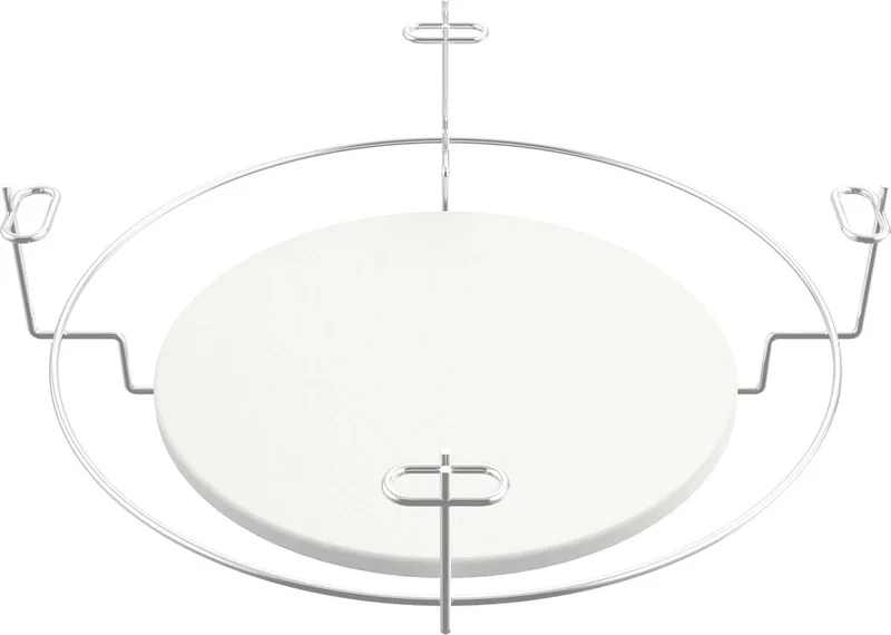 Large Platesetter - Tover je kamado om naar een oven by Grill Guru in White – product photo