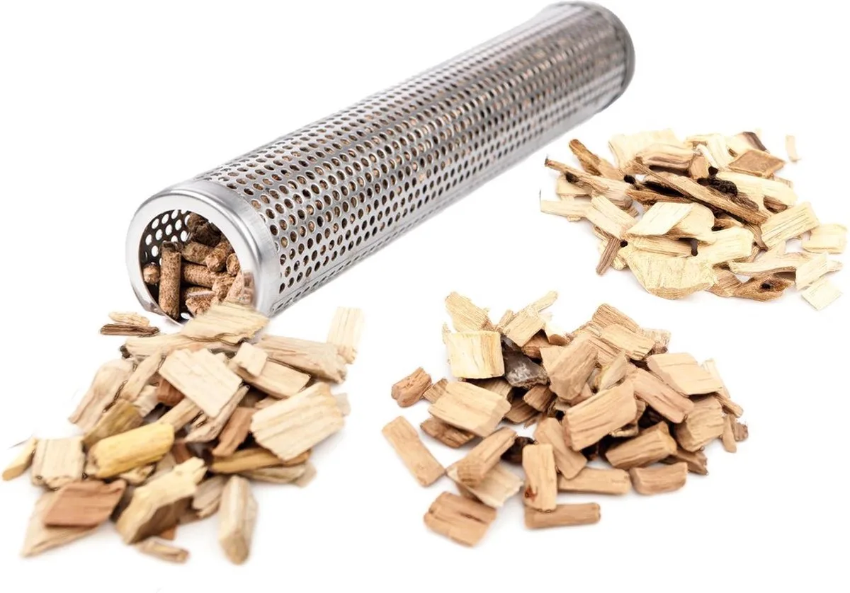 Tubes Smoker Kit – Voor een Rijkere Rooksmaak op jouw BBQ van Grill Guru in Zilver – productfoto