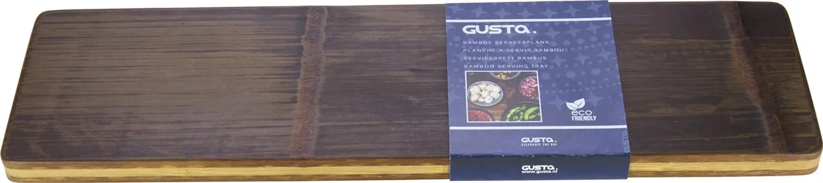 Bamboe Serveerplank - 46x13x2cm - OTB van Gusta in Bruin – productfoto
