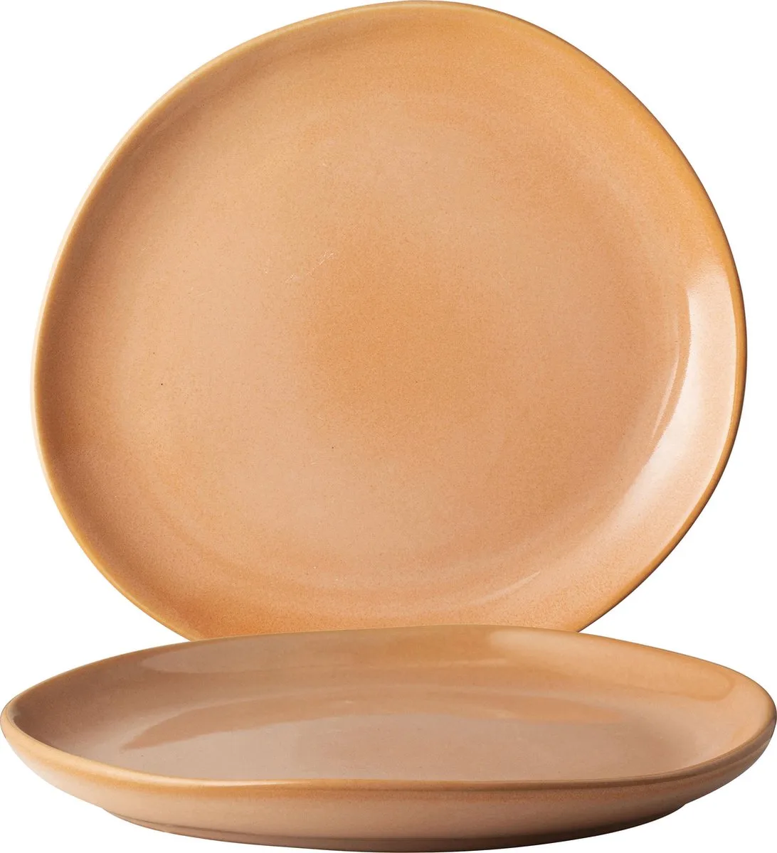 Bord - Koraal Oranje Roze - 20,5x19cm de Gusta en Koraaloranje – photo produit