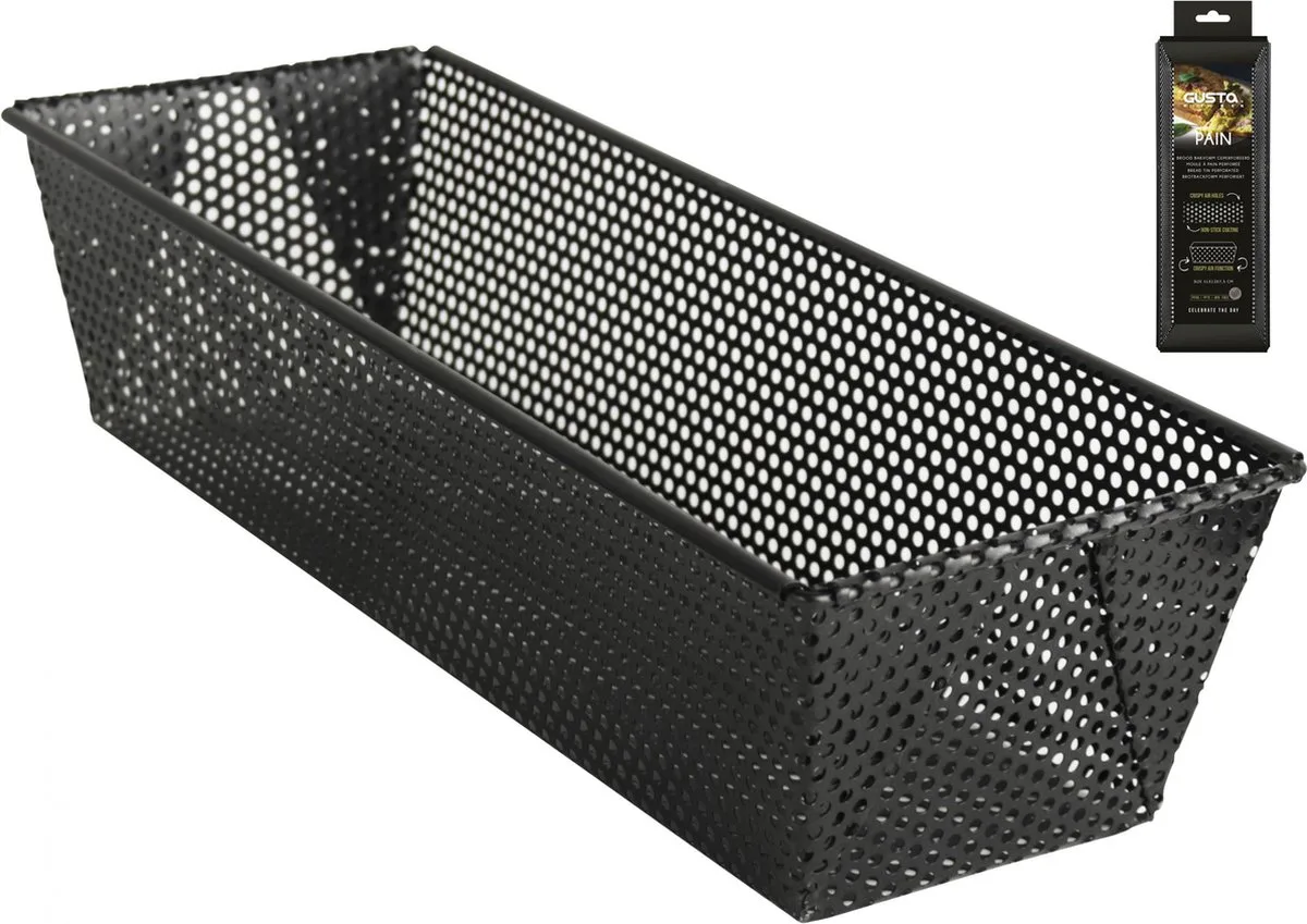 Broodvorm - Geperforeerd - 31x12x7,5 cm by Gusta in Hout – product photo