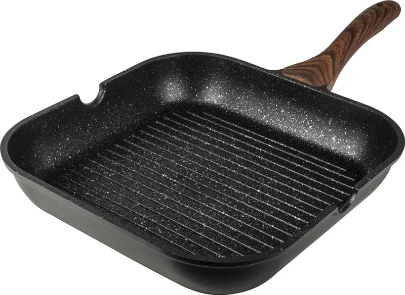 Granito Fuerte Stone Grillpan 28 cm Zwart/Bruin de Gusta en Bleu – photo produit