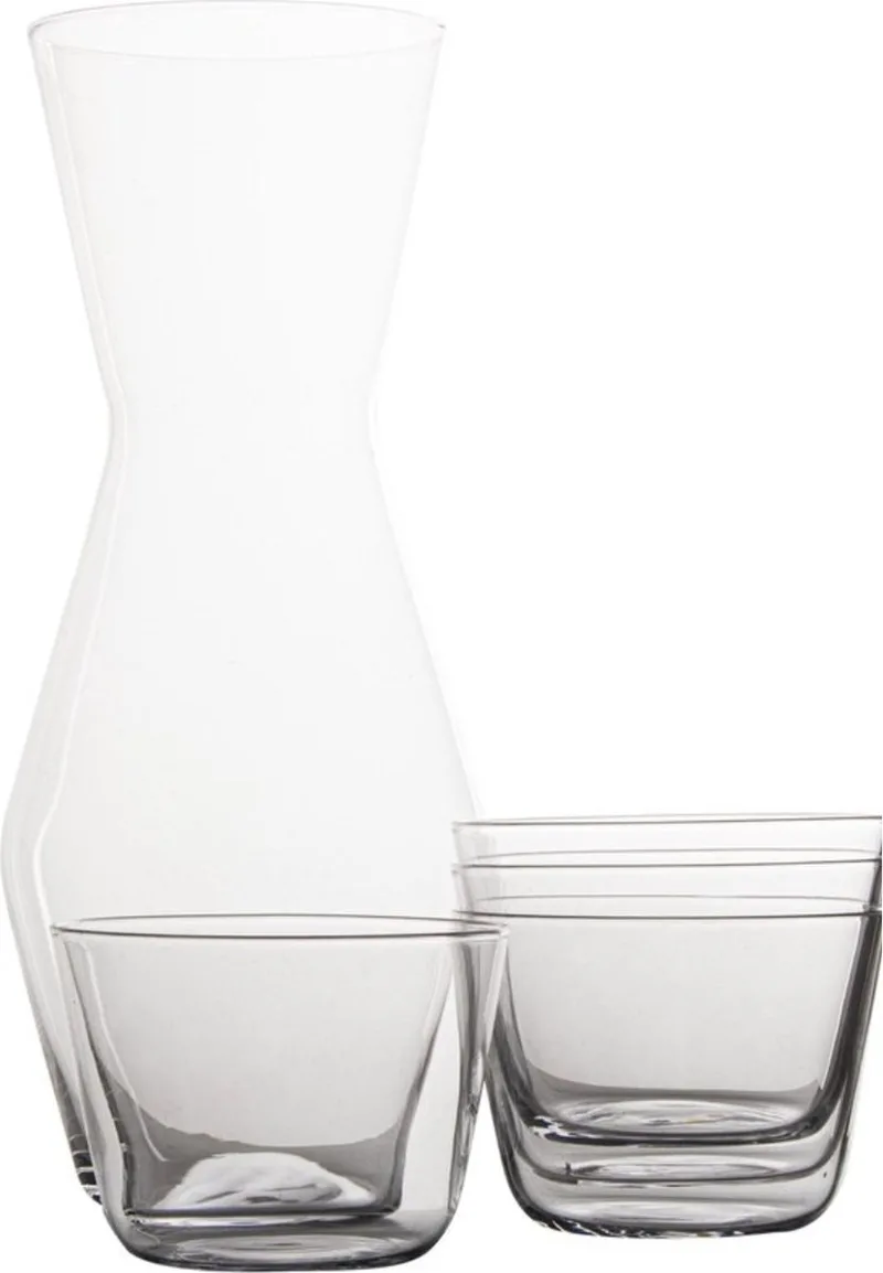 Karaf 820ml met 4 Waterglazen 200ml by Gusta in Transparent – product photo