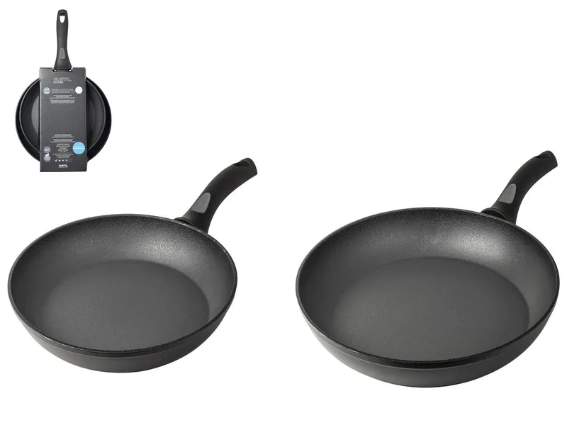 Koekenpannen Set 24+28 cm by Gusta in Black – product photo