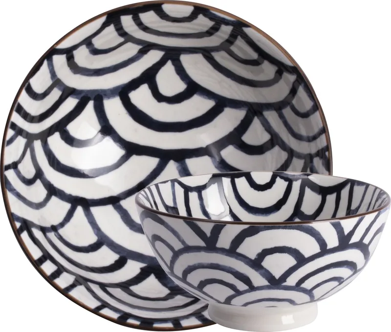 Schaal IN TO JAPAN - ø15.7x7.7 cm von Gusta in Blau – Produktfoto