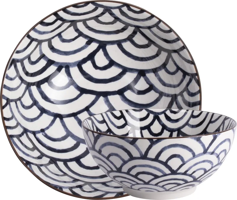 Schaal IN TO JAPAN - ø19.5x9 cm von Gusta in Mehrfarbig – Produktfoto