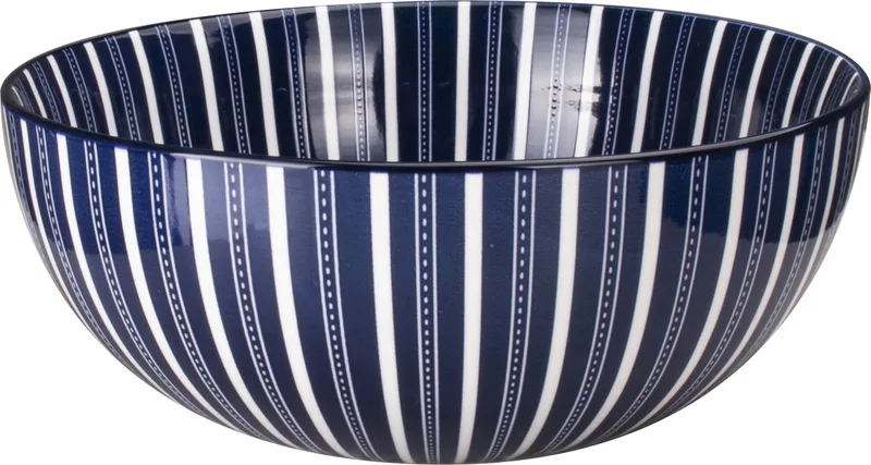 Schaal STRIPES - OUT OF THE BLUE - ø26x10 cm by Gusta in White – product photo