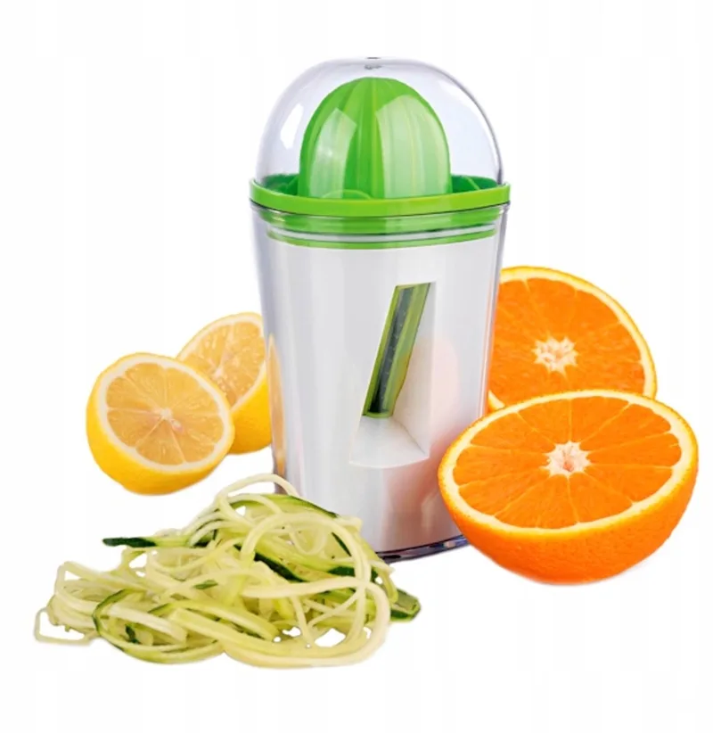 spiraalsnijder Spirelli & citruspers 2 in1 - oranje de Gusta en Vert – photo produit