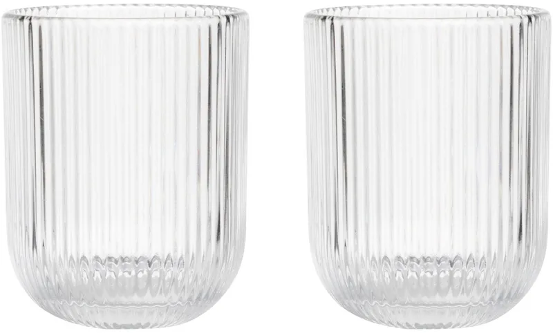 Sunday - Drinkglas ribbel - 200 ml - set 2 stuks by Gusta in Glas – product photo