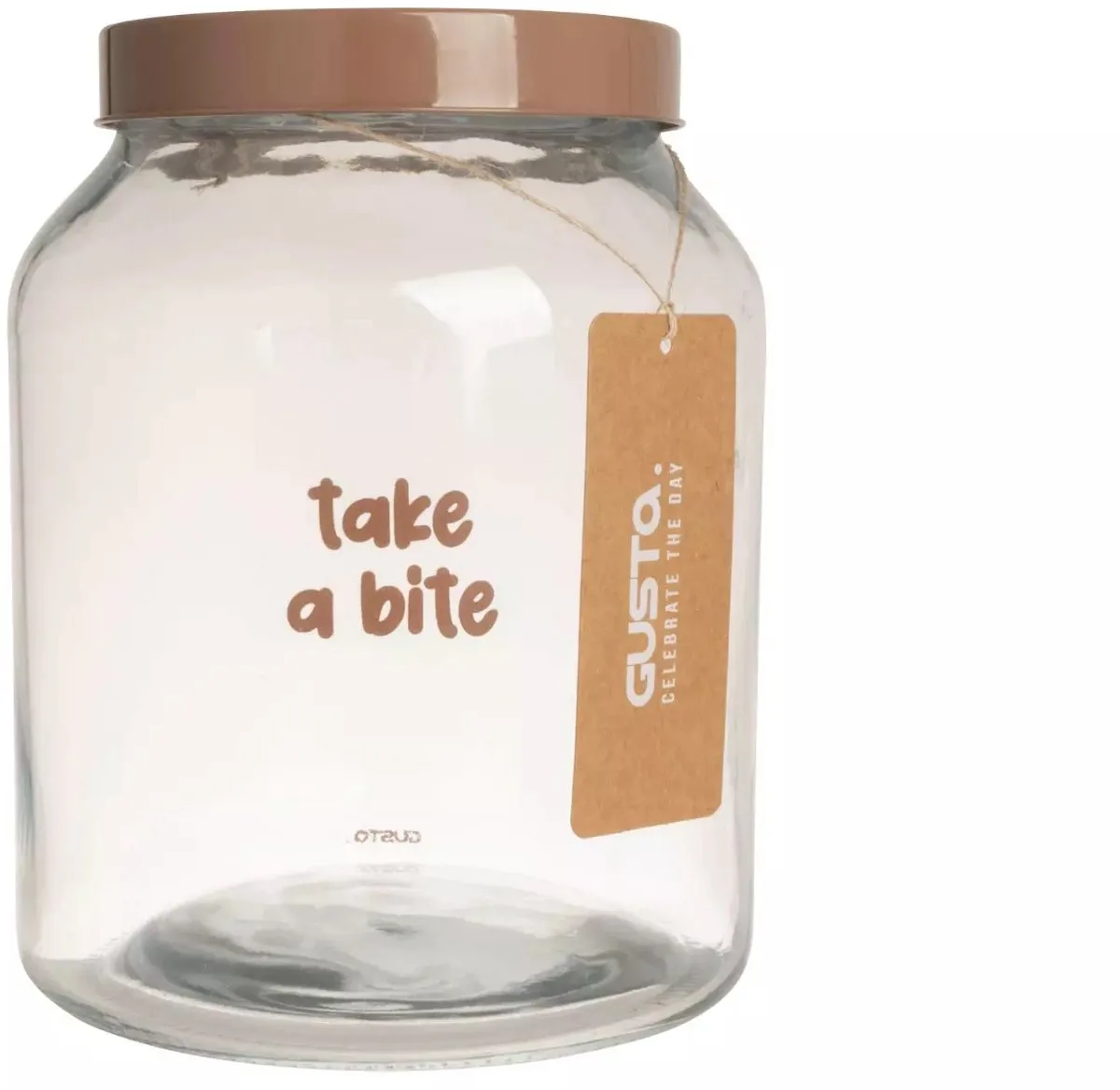 voorraadpot Take A Bite van Gusta in Transparant – productfoto