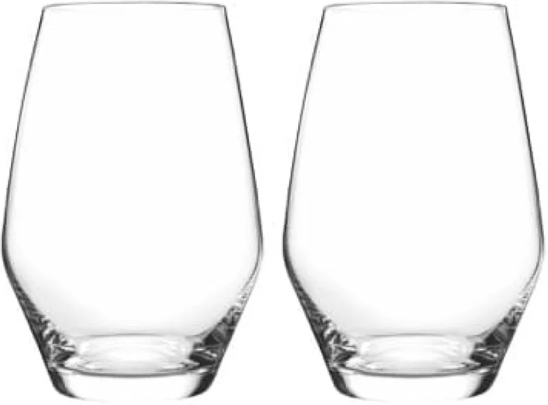 Waterglazen Set 2-delig 350ml by Gusta in Transparent – product photo