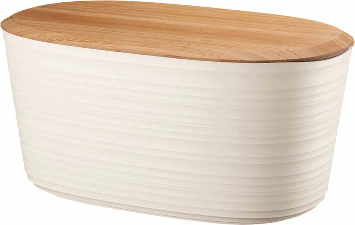 Broodtrommel - Bamboe deksel by Guzzini in White – product photo