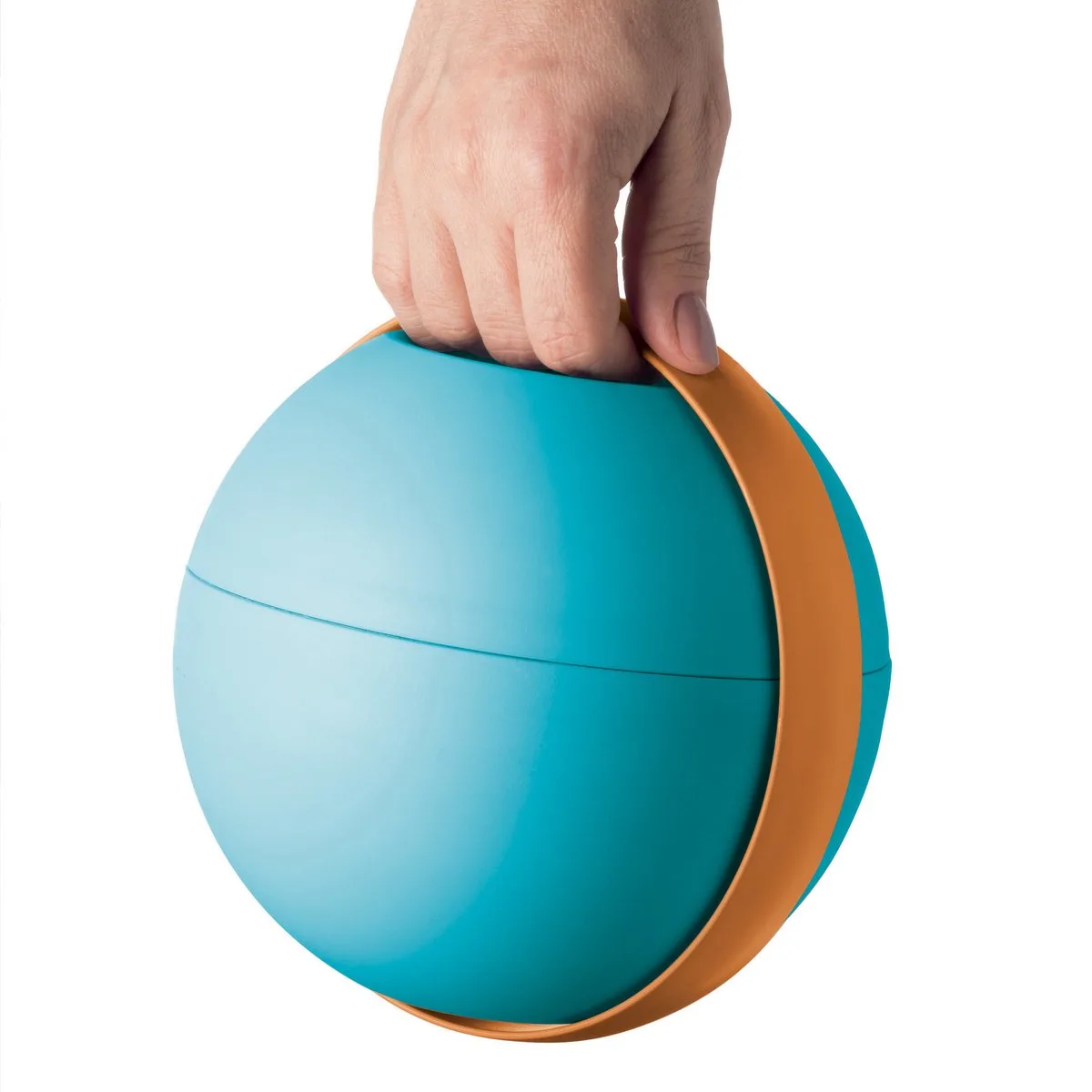 On the Go Lunchbox met koelelement - 16,8cm von Guzzini in Blau – Produktfoto