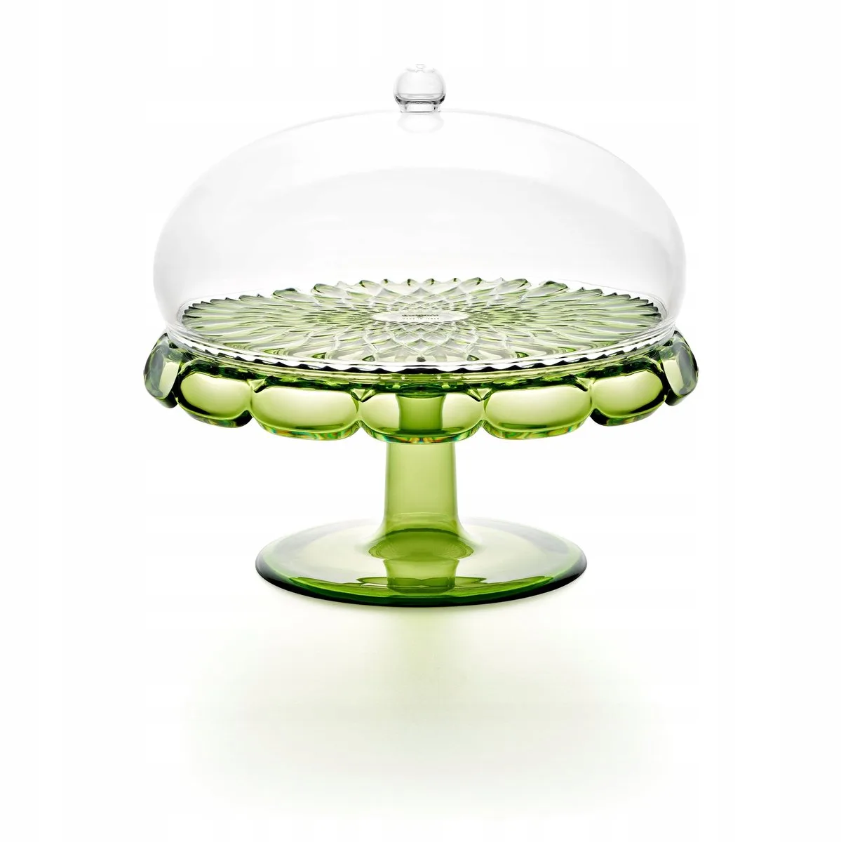 Vanity Ronde Serveerschaal met Kap by Guzzini in Waterlelie Groen – product photo
