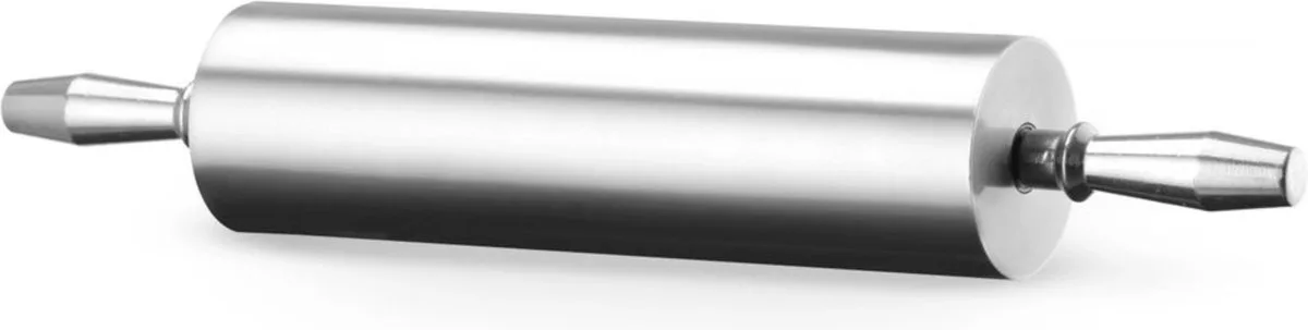 Aluminium deegroller – ergonomische handgrepen – soepel draaiende kogellagers – 545 mm van Hendi in Zilver – productfoto