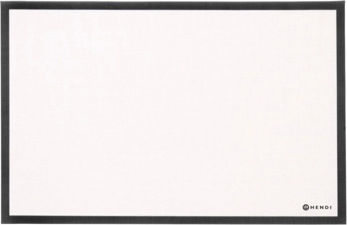 Anti-aanbak bakmat siliconen – 600x400 mm – vaatwasser- en ovenbestendig de Hendi en Transparent – photo produit