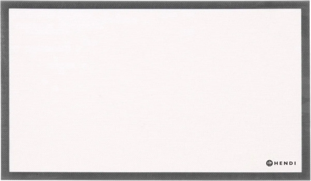 Bakmat – anti-aanbak siliconen – 530x325 mm – vaatwasser- en ovenbestendig de Hendi en Blanc – photo produit