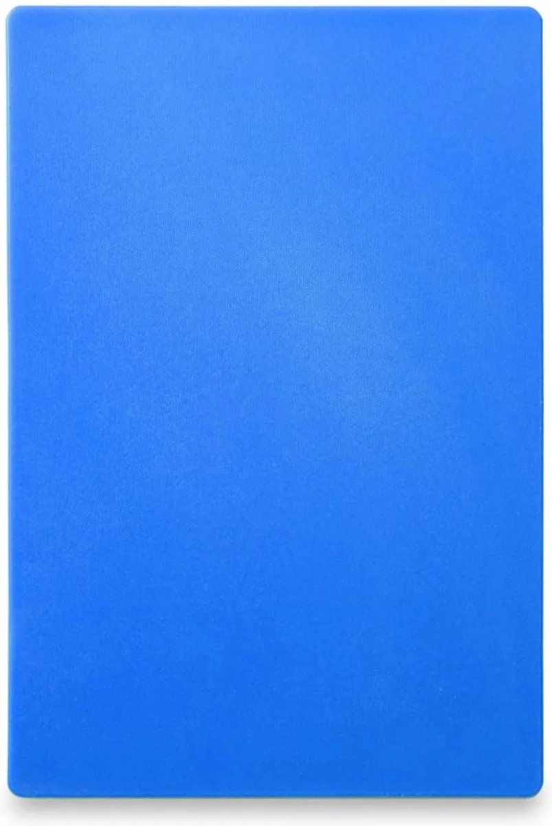Blauwe snijplank – HACCP-gecertificeerd – HDPE kunststof – 600x400 mm – vaatwasserbestendig de Hendi en Bleu – photo produit