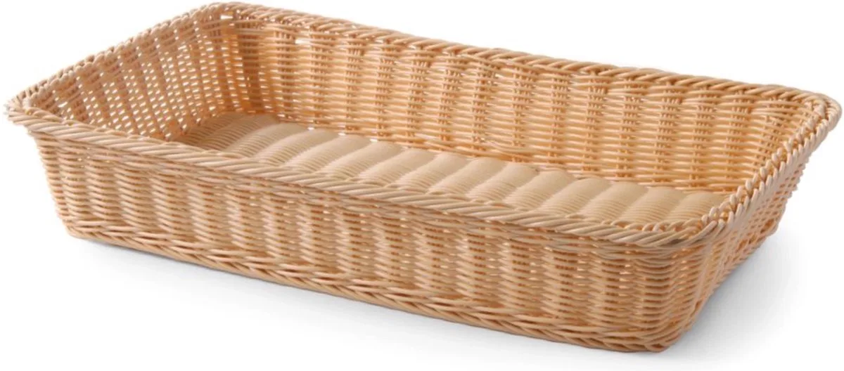 Broodmand GN 1/1 – Verstevigd draadframe – Vaatwasmachinebestendig – 530x320x90 mm van Hendi in Rvs – productfoto