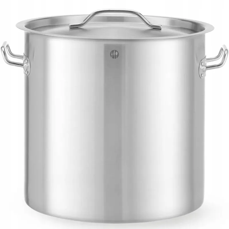 Budget Line Kookpan 25L - RVS, Inductie Geschikt, Incl. Deksel de Hendi en Argent – photo produit