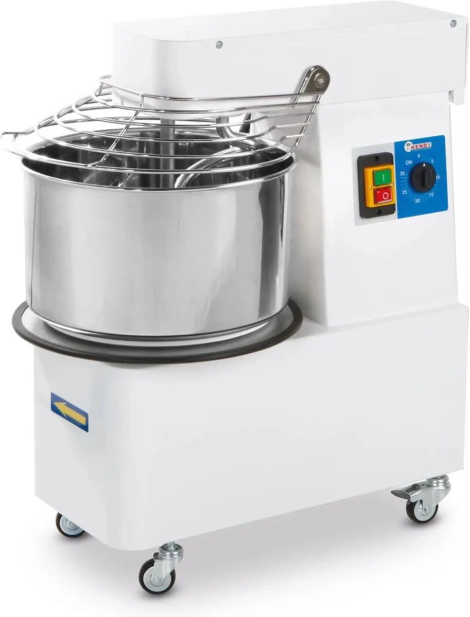 Deegmachine – vaste kop en mengkom – 56 kg/u – 16L – 230V/750W van Hendi in Wit – productfoto