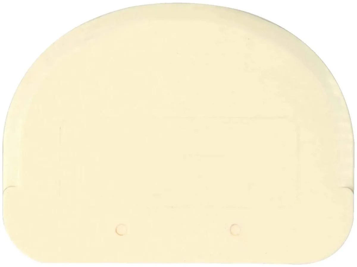 Deegschraper - Halfrond - 120mm - 88mm - Polypropyleen de Hendi en Blanc – photo produit