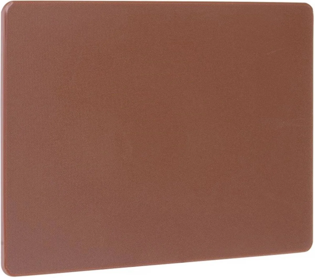 Duurzame snijplank – HACCP-gecertificeerd – 530x325x10 mm – Dubbelzijdig gebruik van Hendi in Bruin – productfoto
