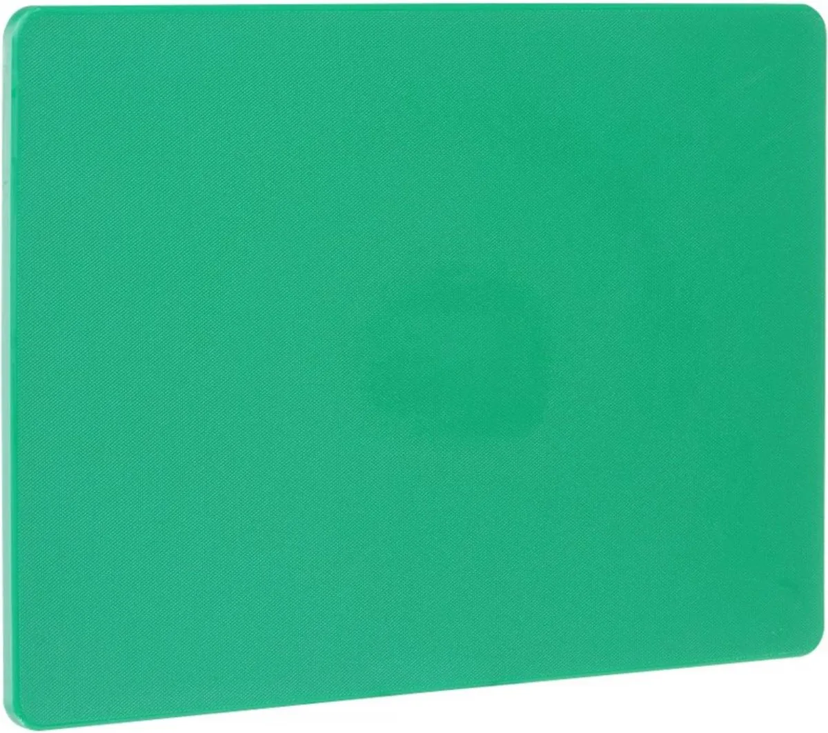 Duurzame snijplank – HACCP norm – dubbelzijdig – 530x325x10 mm van Hendi in Groen – productfoto