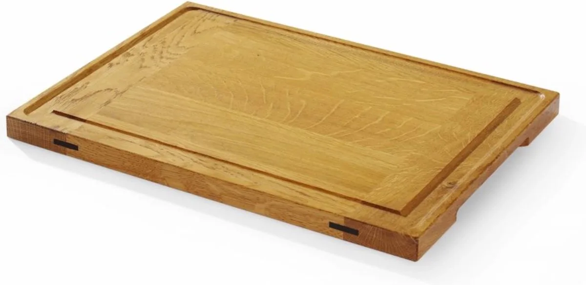 Eiken serveerplank – schok- en krasbestendig – met sapgoot – 370x270 mm från Hendi i Brun – produktbild