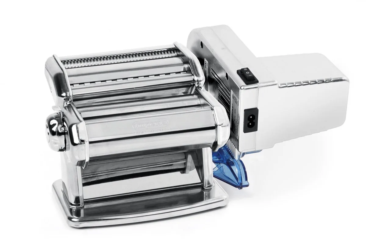 Elektrische Pastamachine - RVS - Tagliatelle en Fettuccine - 140 mm breedte van Hendi in Zilver – productfoto