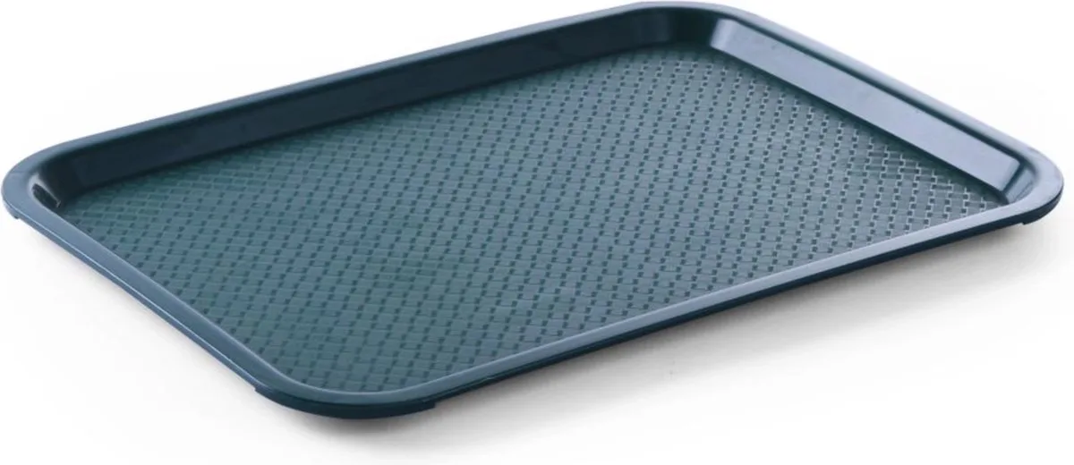 Fastfood dienblad – medium – 305x415x20 mm – polypropyleen fra Hendi i Grøn – produktbillede