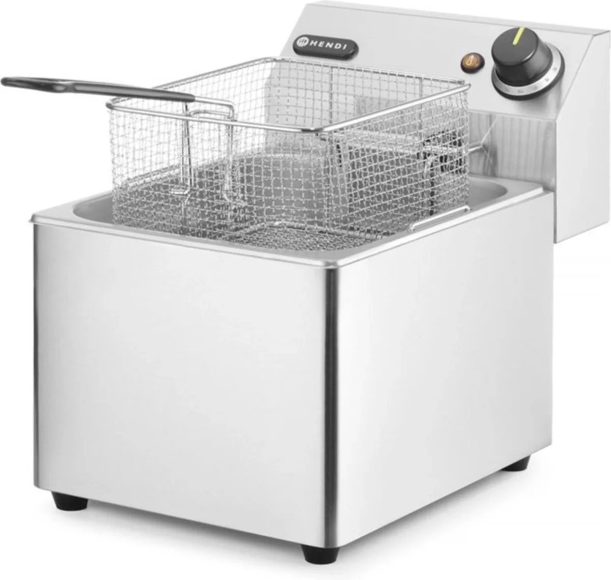 Friteuse – 8L – roestvrij staal – koude zone – uitneembare vetpan – 3500W van Hendi in Blauw – productfoto