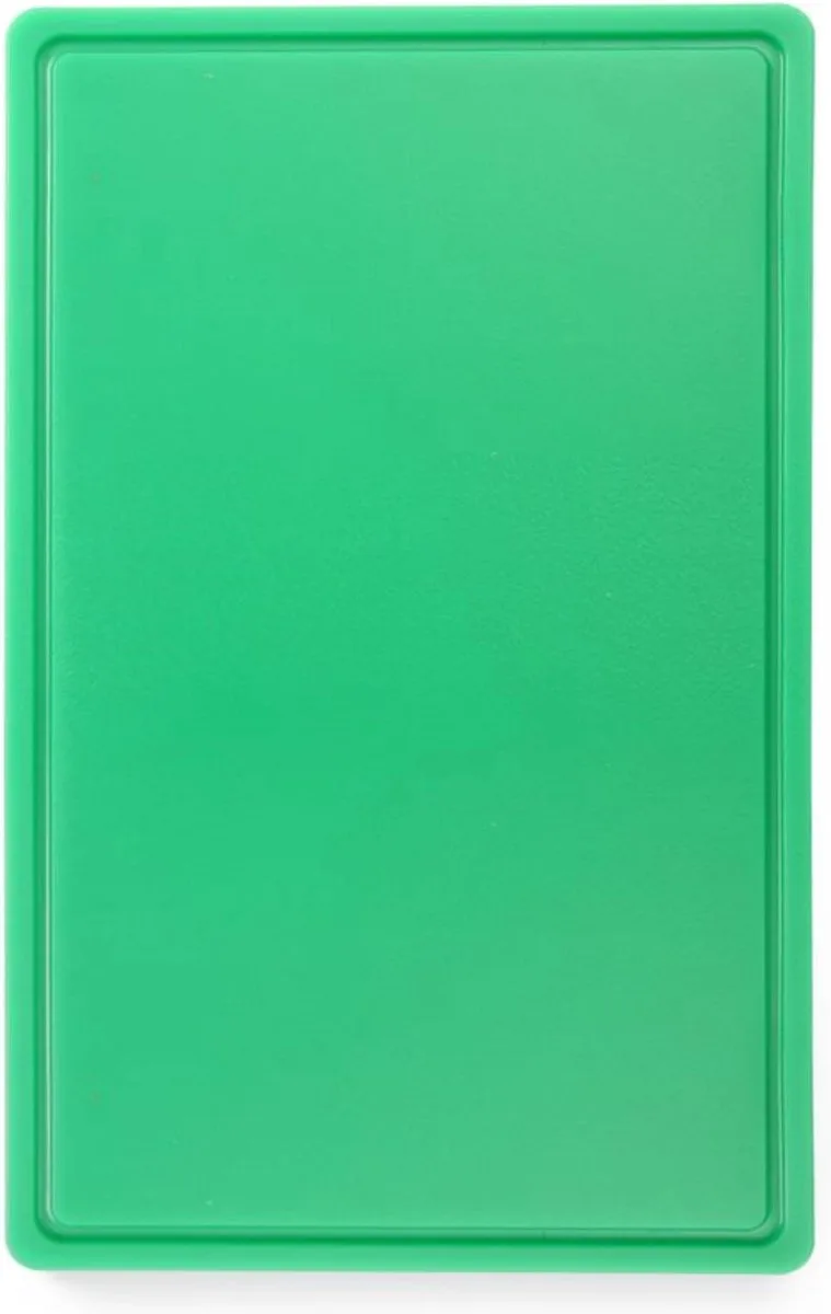 Gastronorm snijplank – HACCP – sapgeul en gladde zijde – 530x325 mm van Hendi in Groen – productfoto