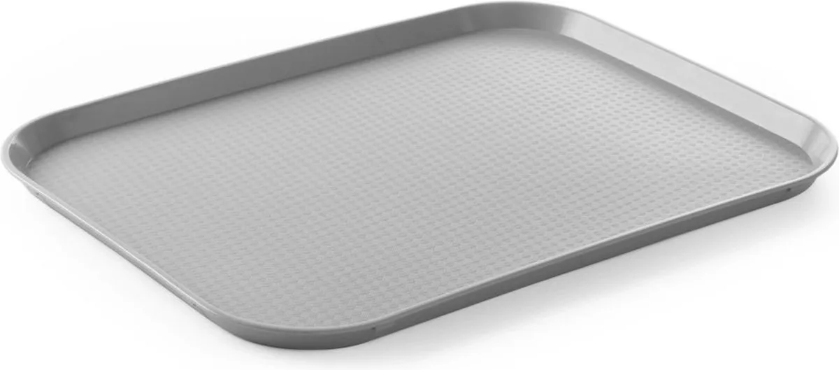 Groot fastfood dienblad – lichtgrijs – 350x450 mm – polypropyleen från Hendi i Grå – produktbild