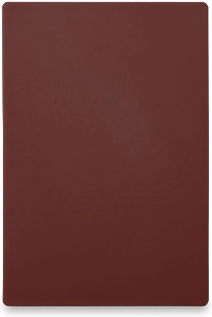 Grote bruine snijplank – HACCP-gecertificeerd – HDPE kunststof – 600x400 mm van Hendi in Bruin – productfoto