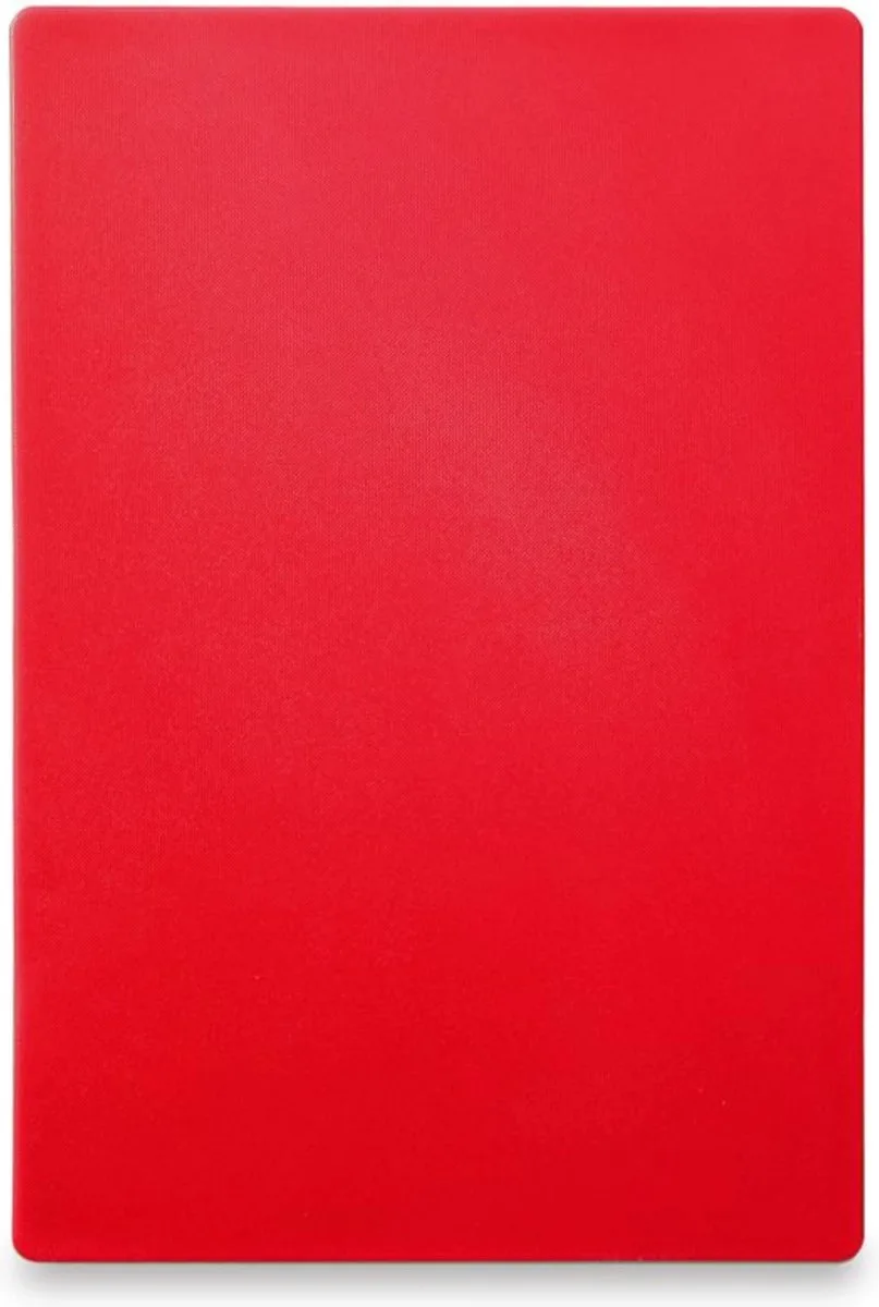 Grote snijplank – HACCP-gecertificeerd – HDPE kunststof – 600x400 mm von Hendi in Rot – Produktfoto