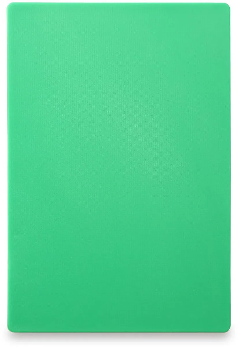 Grote snijplank – HACCP-gecertificeerd – HDPE kunststof – dubbelzijdig – 600x400 mm de Hendi en Vert – photo produit