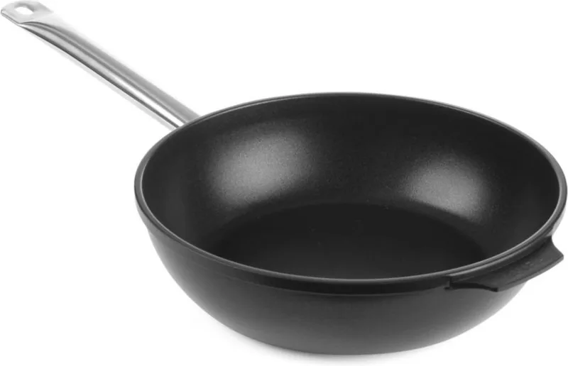 Hapjespan – Titanium Coating – Superieure Hittegeleiding – Ø280 mm – Koelblijvende Handgreep de Hendi en Noir – photo produit